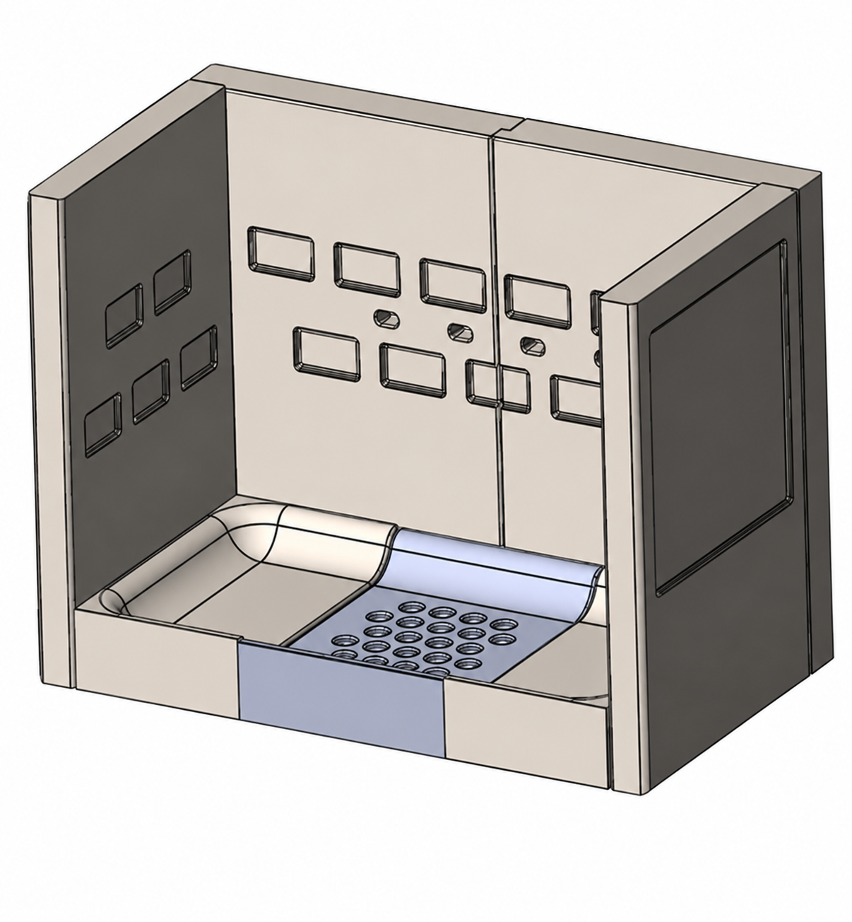 Flamen Alfa front refractory shapes