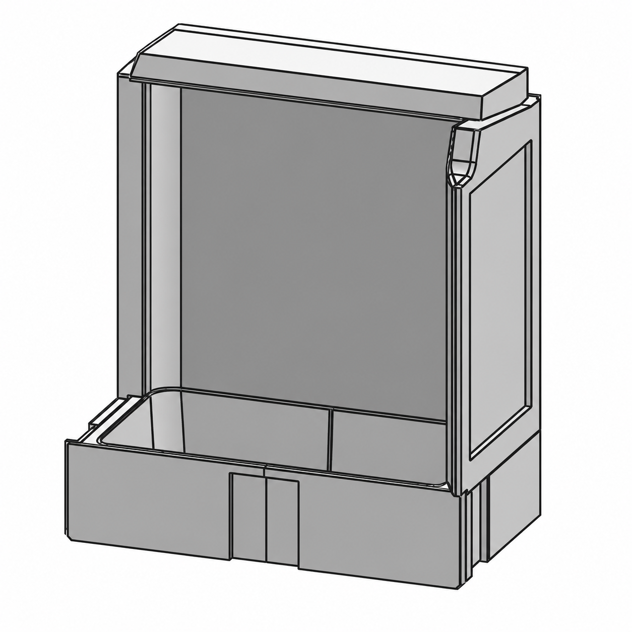 Flamen Gama left corner refractory shapes