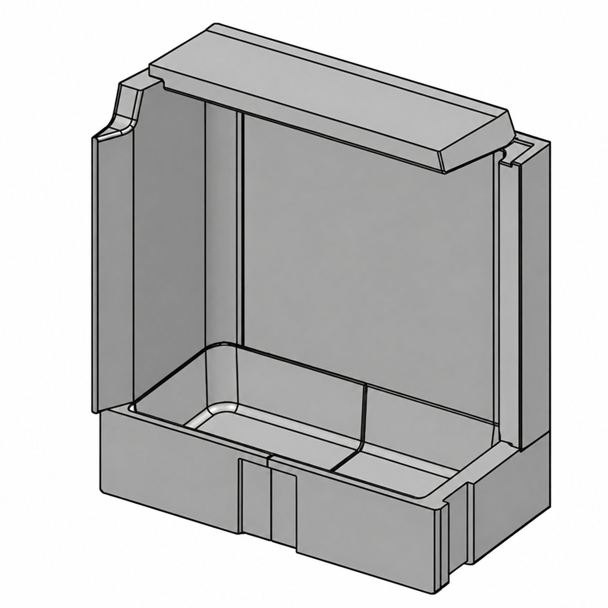 Flamen Gama right corner refractory shapes