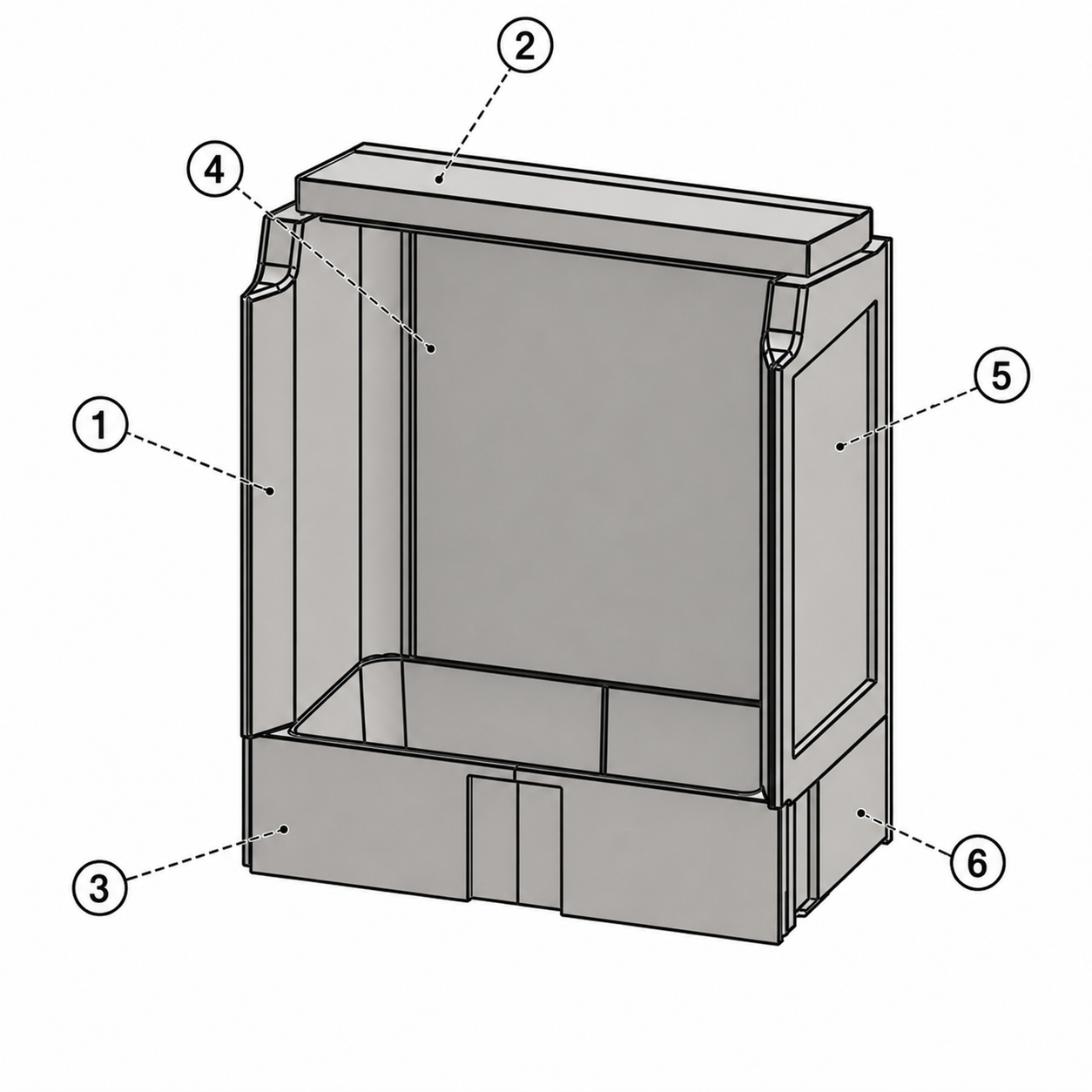 Flamen Gama Frontal refractory castable shapes