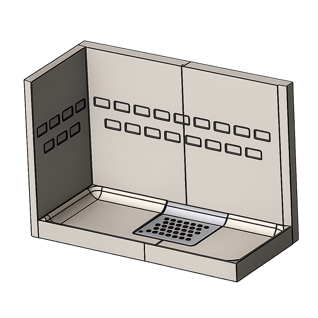 Flamen Omega right corner refractory shapes
