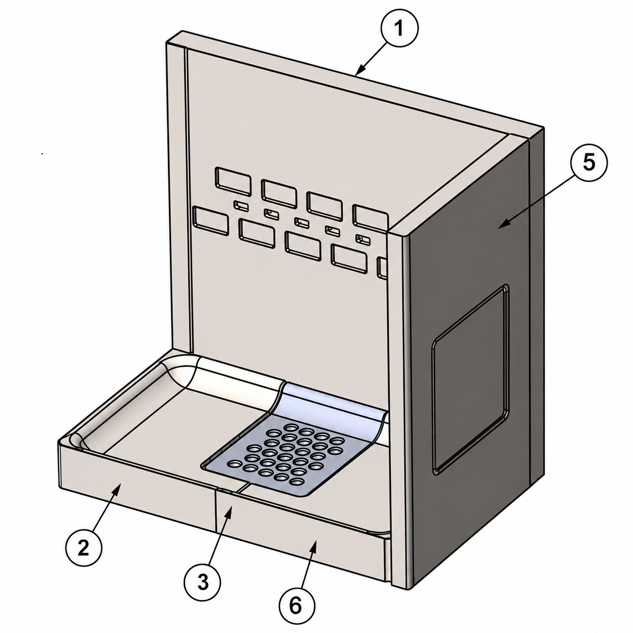 Flamen Sigma Left Corner refractory castable shapes